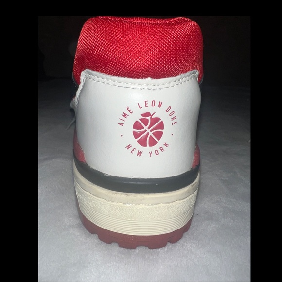 New Balance 550 Aime Leon Dore White Red - Picture 6 of 7